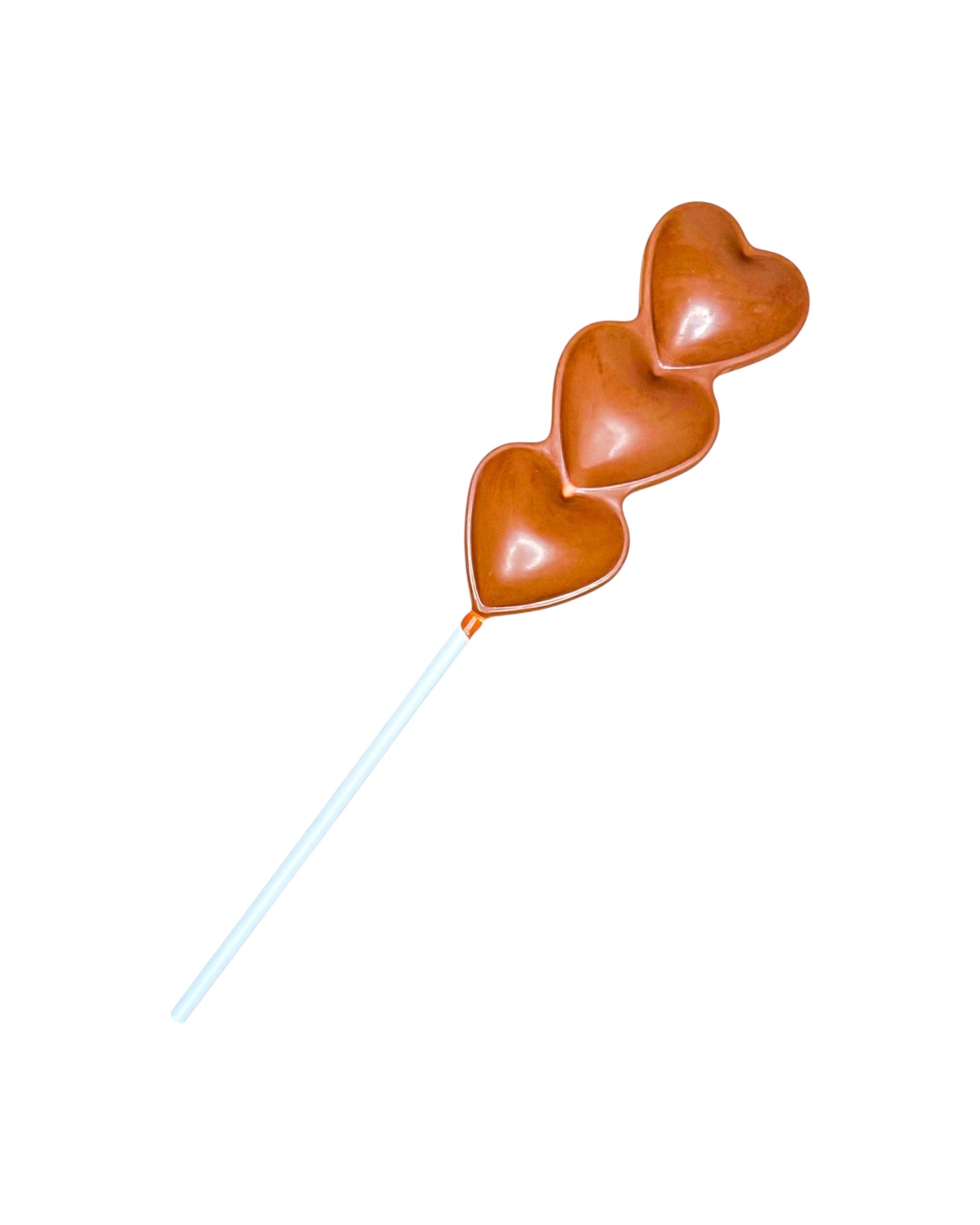 Choco Lollipop 3D heart με σοκολατα γαλακτος