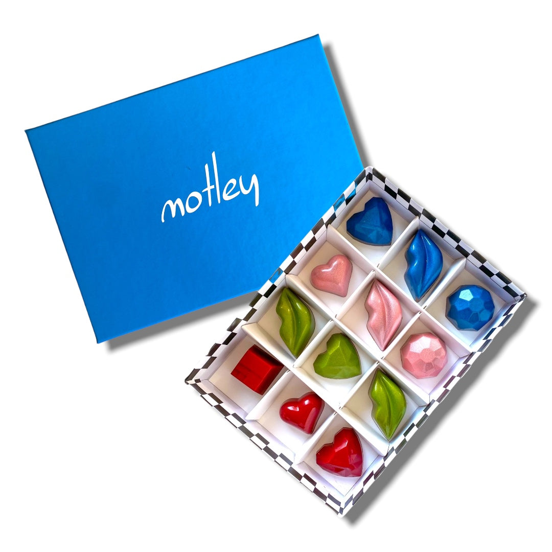 Σοκολατακια 12 τεμ Luxury Motley box