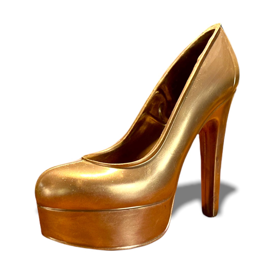 Γοβα σοκολατας γαλακτος χρυσή 350γρ