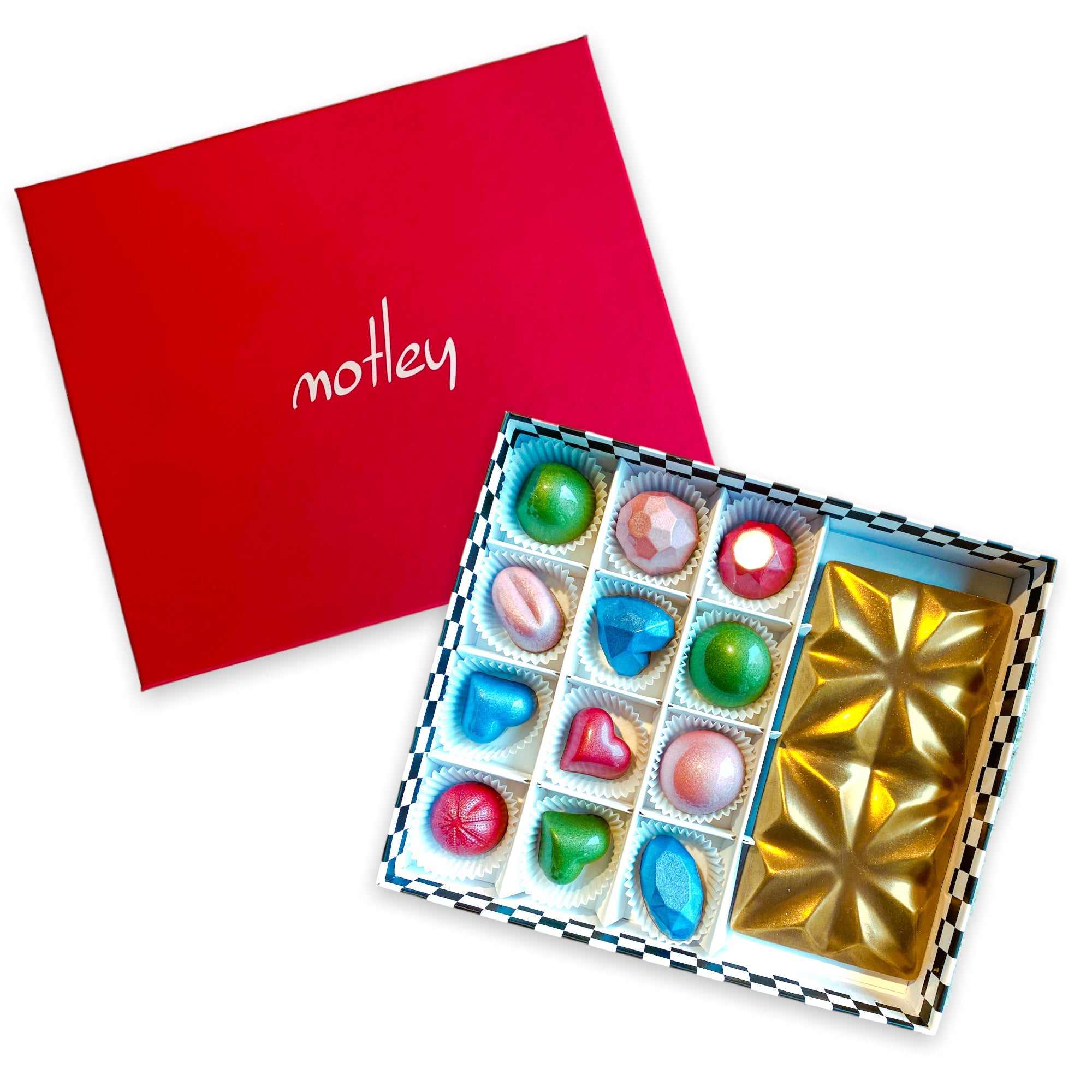 Σοκολατάκια & Μπαρα σοκολατας concept Motley box