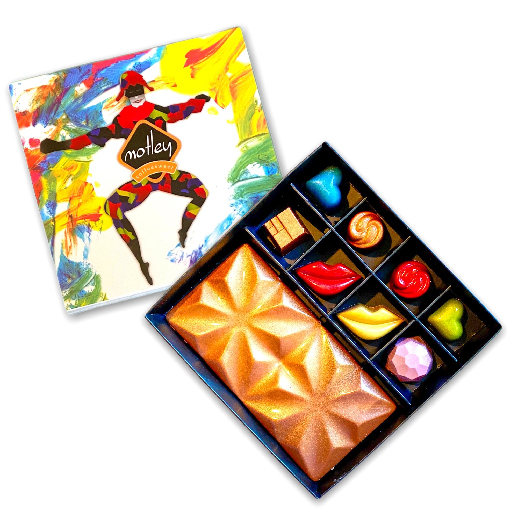 Σοκολατάκια & Μπαρα σοκολατας  concept Motley box